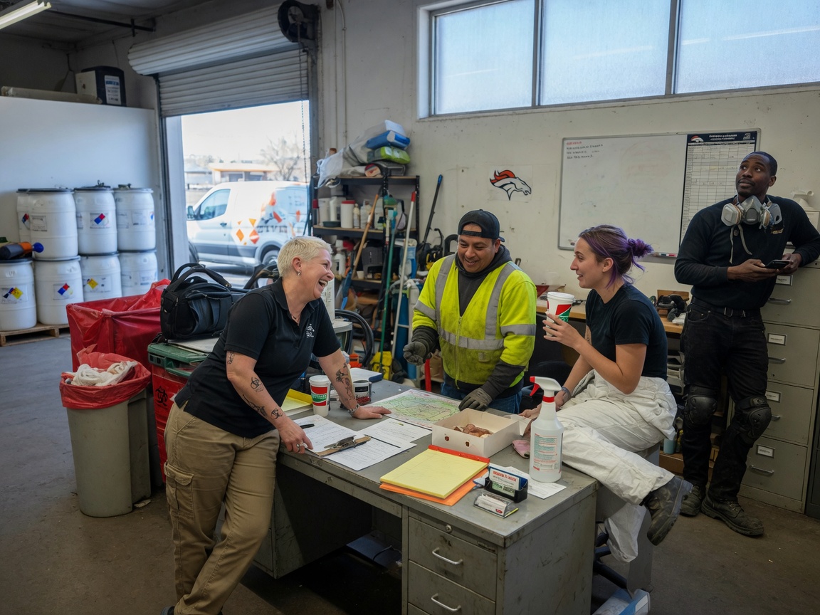 The Denver BioClean Pros team at work in Denver